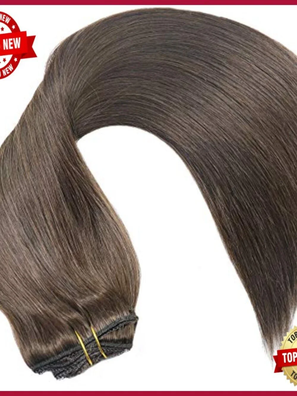 20 Inch Remy Human Hair Clip In Extensions Thick Ends 120g